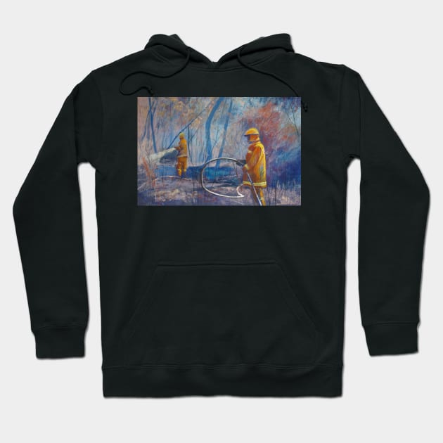 'Teamwork' Hoodie by Lyndarob